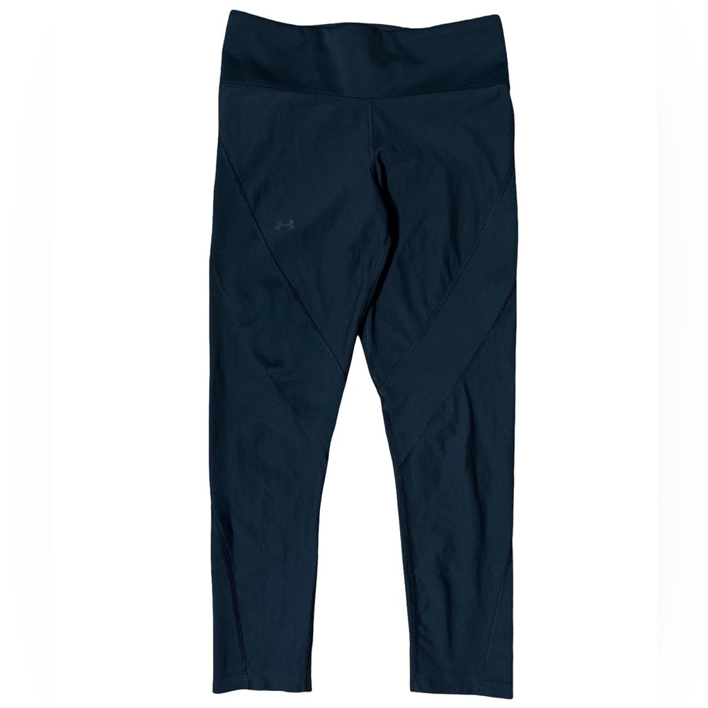 Under Armour Heatgear Black Cropped Fitted Performance Leggings